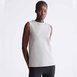Calvin Klein Ponte Knit Sleeveless Top